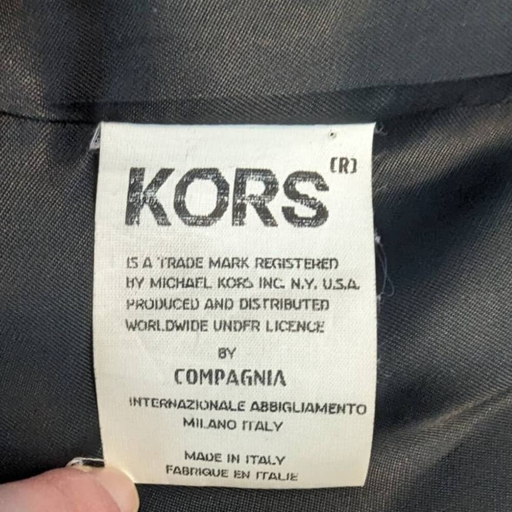 KORS Italy Blazer Dress Size 6 Wool Business Casual Professional Quiet Luxury - Picture 11 of 16